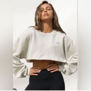 Joah Brown logo cut off sweatshirt